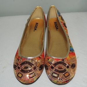 Soda Women's flats sz 9.5 NEW